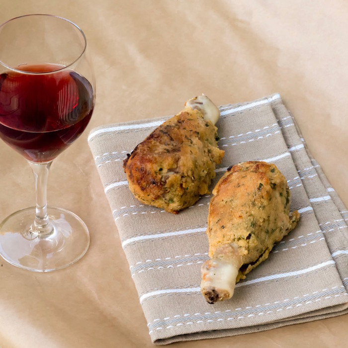 Salami-stuffed Chicken Drumsticks – Food-Wine-Travel with Roberta Muir