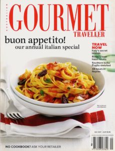 2007-05 - Australian Gourmet Traveller Cover - Cucina Italiana Article
