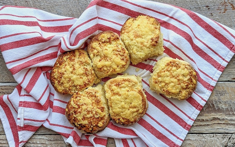 Cheese Scones made with Pepe Saya buttermilk
