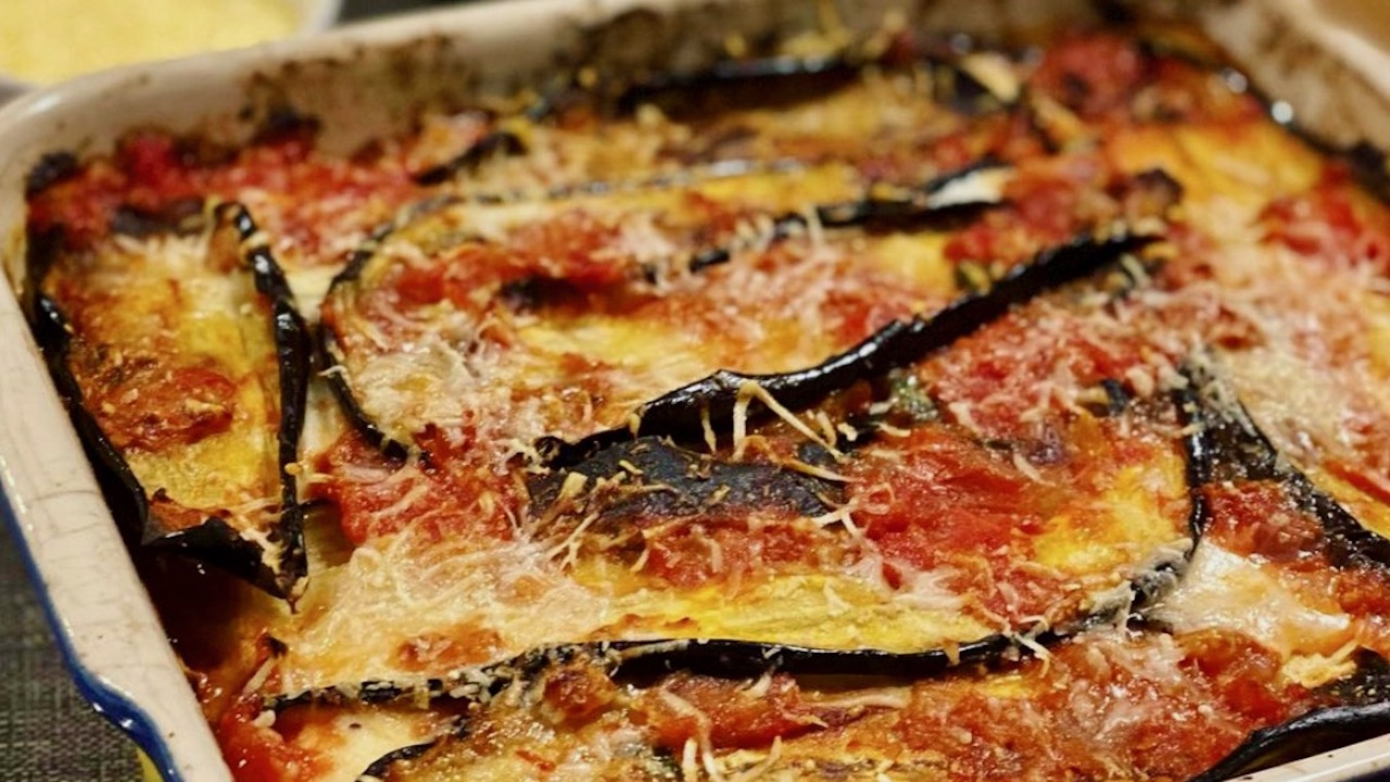 Eggplant Parmigiana using Vannella Buffalo Mozzarella