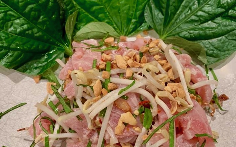 Lemon-cured Tuna with Herb Salad (Gary Nicklin)