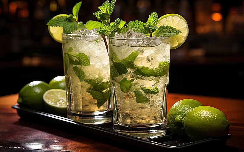 Caribbean Rum Cocktails - Rum Lime Shrub
