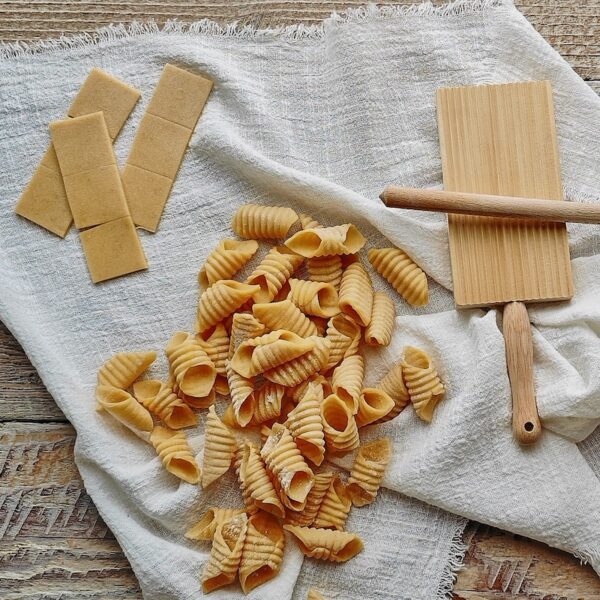 Garganelli pasta with gnocchi board