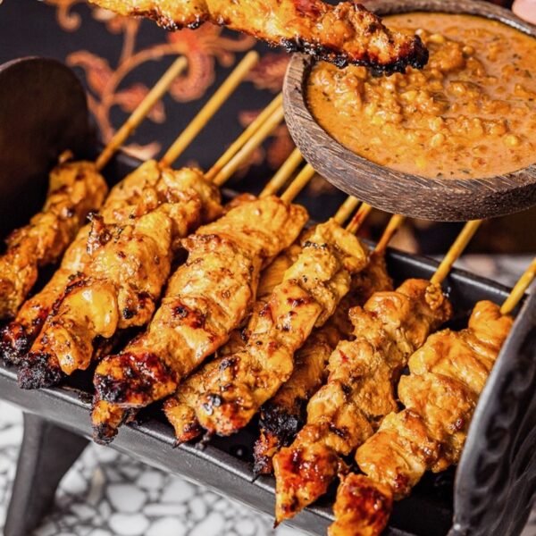 Online Indonesian cooking class - satay