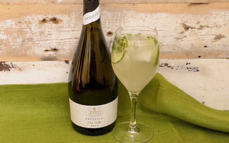 Prosecco Cocktails - Hugo using Brown Brothers Prosecco