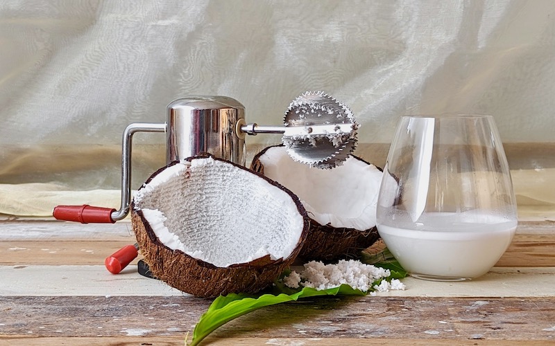 How To make Coconut Cream and Coconut Milk