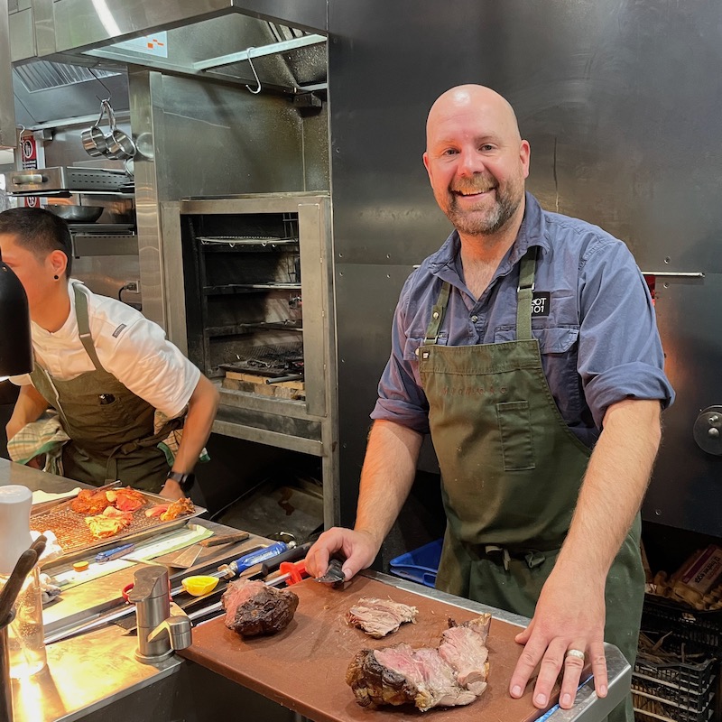 Colin Barker - Chef/Co-owner of Megalong Restaurant at Lot 101