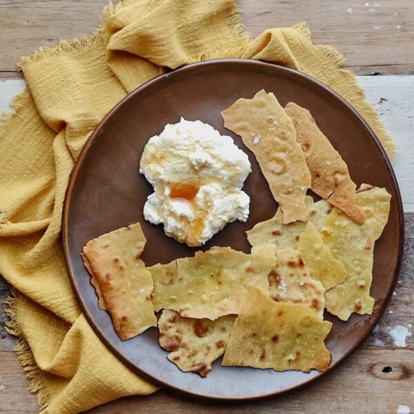 Primo Sale Cheese (Ricotta-Style Cheese)with Pane Carasau