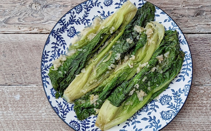 Braised Lettuce (Braised Romaine Lettuce/Braised Cos Lettuce)