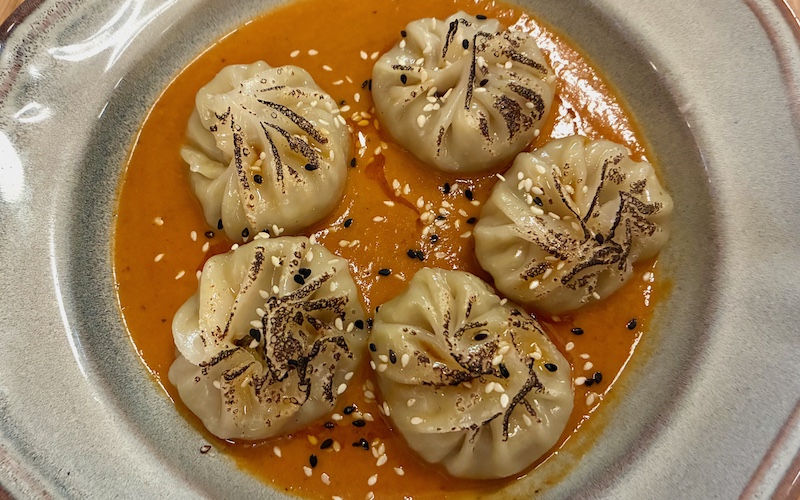 Casual restaurants - Rasa House (paneer Momos in Achar Sauce)
