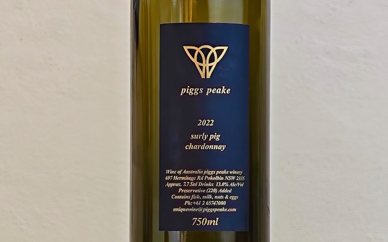 New Australian Chardonnay - Piggs Peake