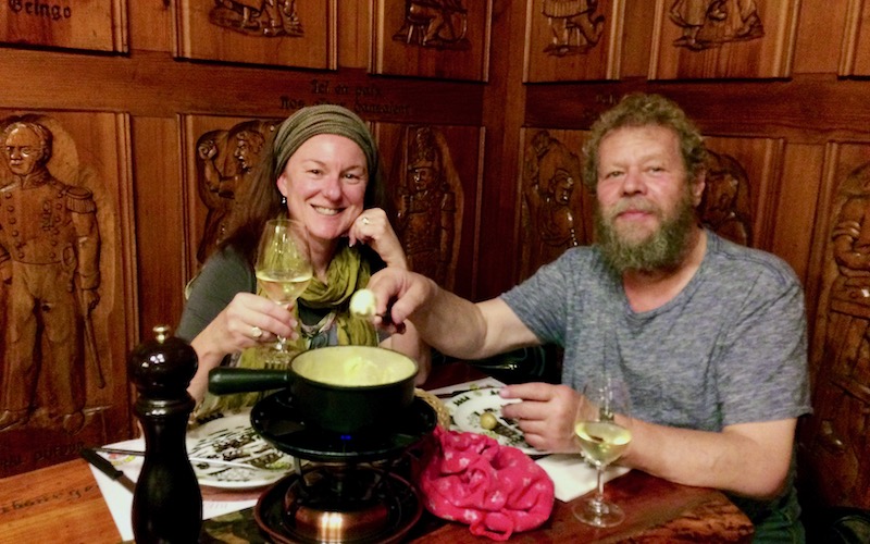 Best Dishes From Around The World 2016 - Fondue moitié-moitié - Franz Scheurer and Roberta Muir at Cafe Tivoli (Switzerland)