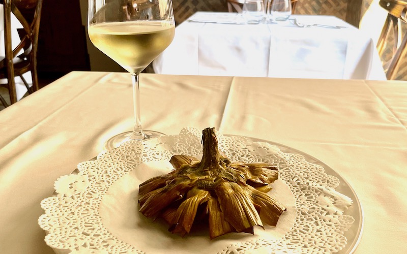 Best Dishes From Around The World 2023 - Carciofi alla Giudia Osteria La Gensola (Rome) - Jewish Artichokes