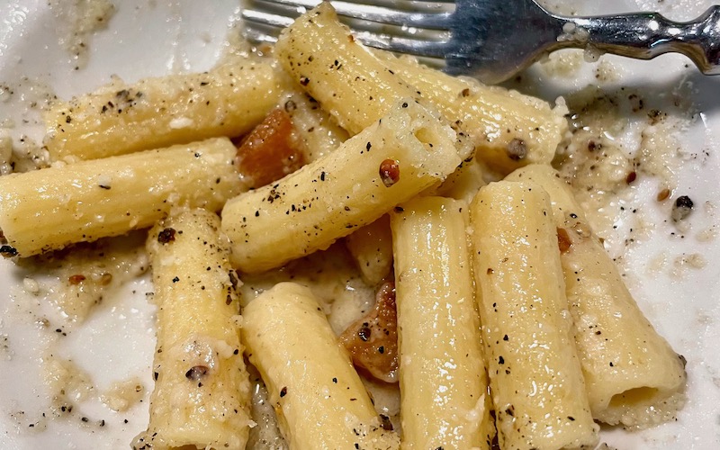 Best Dishes From Around The World 2023 - Rigatoni la Gricia Roscioli Salumeria (Rome)