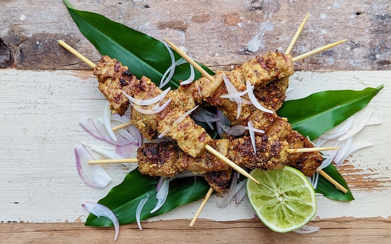 Aromatic Thai Tuna Skewers