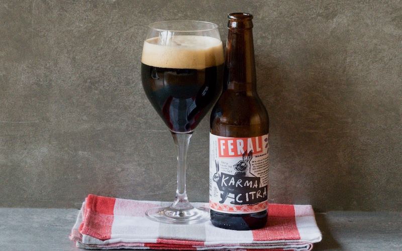 Top Australian Dark Craft Beers - Feral Karma Citra Black IPA