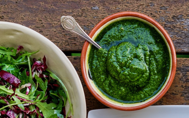 Italian Salsa Verde (Italian Green Sauce - Italian herb Sauce)