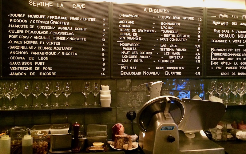 Top Paris Wine Bars - Septime La Cave