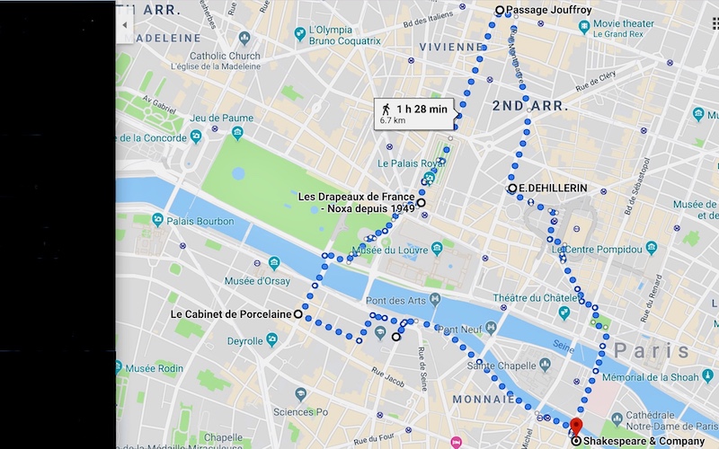 Quirky Shops in Paris - Map - HERO - Paris self-guided walking tour