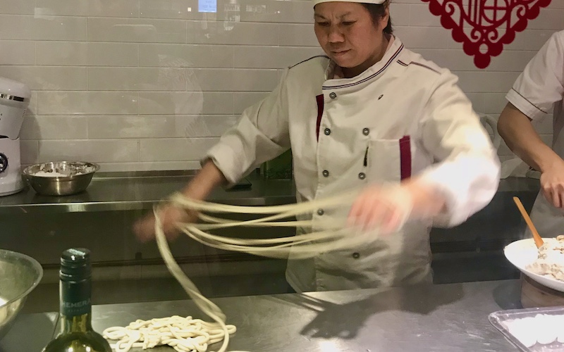 Best Dumplings in Sydney - Best Dumplings and Noodles in Sydney - Fang stretching noodles