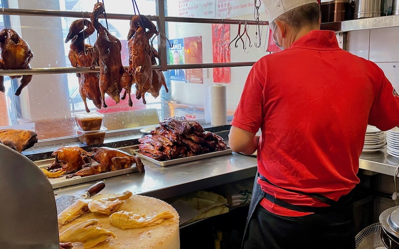 Best Chinese Food in Sydney - Winsure Chef Michael Tso at work