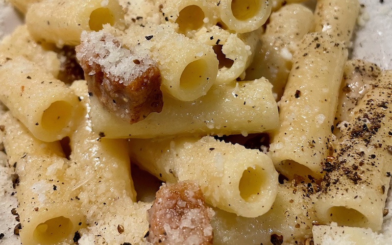 Classic Roman Pasta - Pasta alla Gricia (Roscioli Salumeria, Rome)