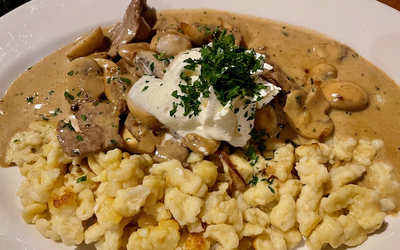 Best German Food in Sydney - Kaiser Stubn - Züricher geschnetzeltes & spätzli