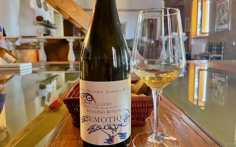 Rome Food Tour - antine Riccardi Lorella Reale - Emotiq Riesling