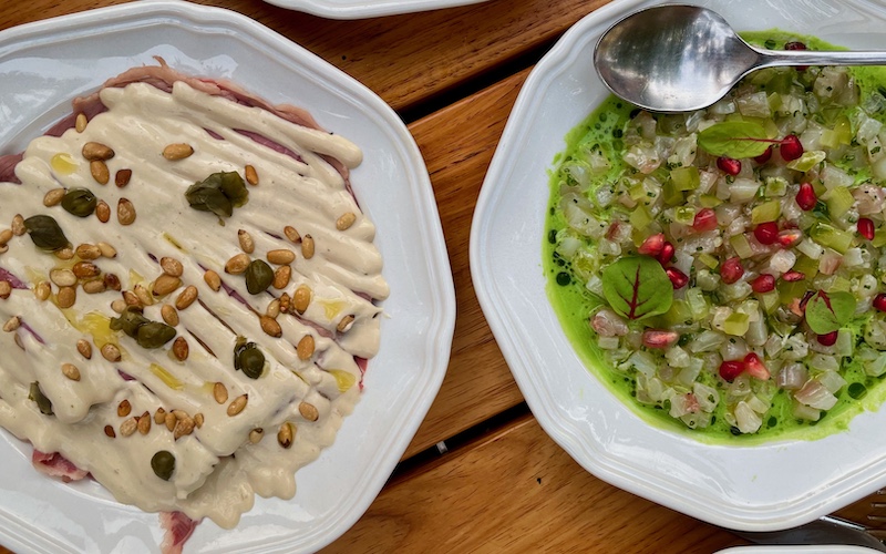 Best Casual Italian Restaurants in Sydney - Postino Osteria - Vitello Tonnato and Kingfish crudo