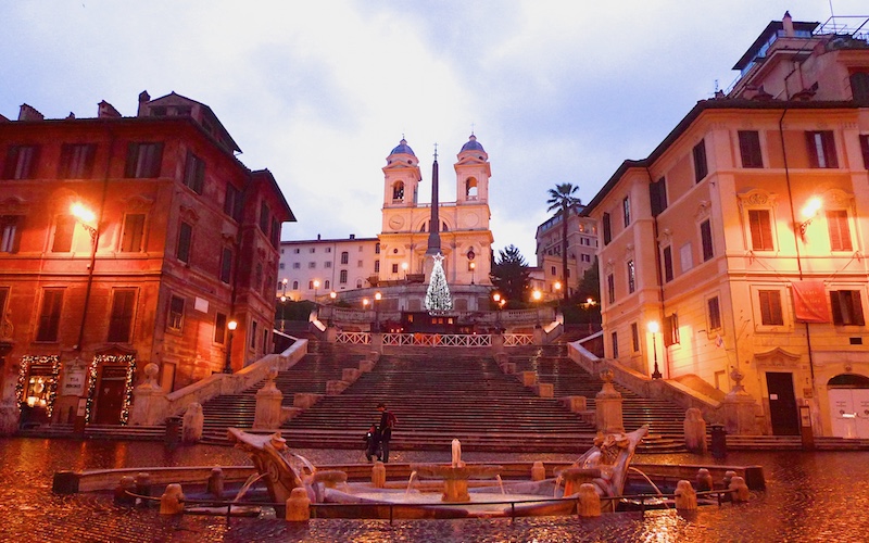 Rome Food Tour - Piazza di Spagna at Sunrise