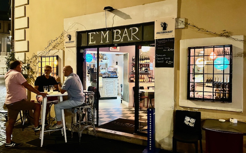 Best Wine Bars in Rome - T'SaBaR (previously E'MBar)