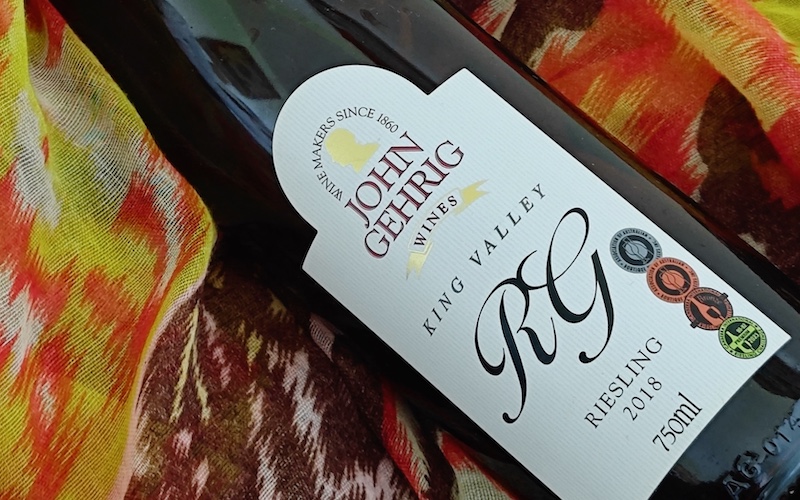 Australian's Best Riesling - John Gehrig RG Riesling