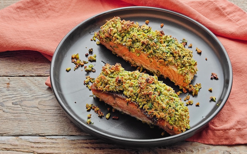 Pistachio-Crusted Salmon