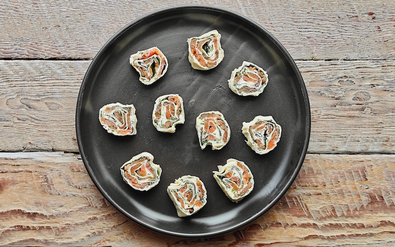 Smoked Trout & Persian Fetta Rolls