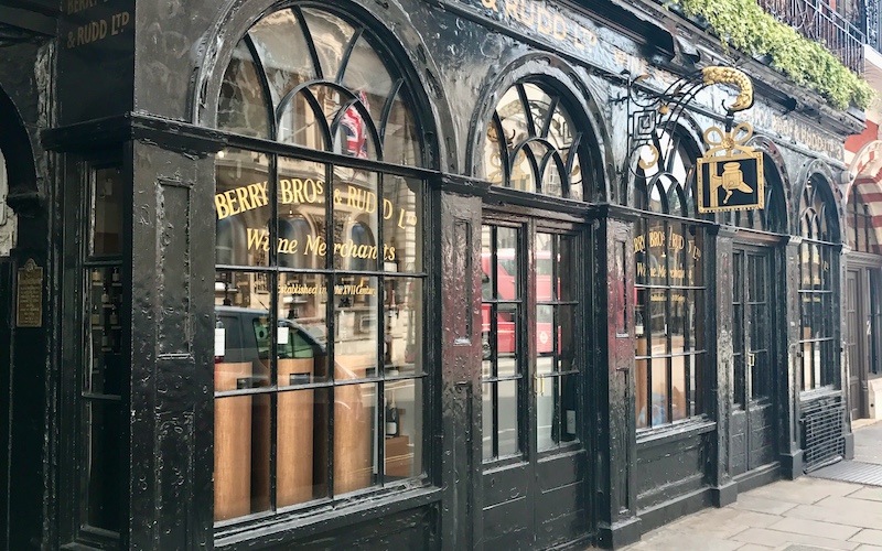London For Food Lovers - Berry Bros. & Rudd