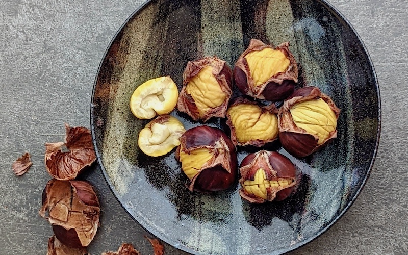 How To Roast Chestnuts In The Oven - Roasted Chestnuts