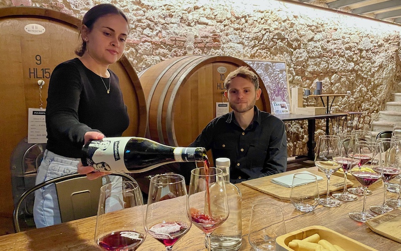 Province of Verona (Verona Province regional guide) - wine tasting in the cellar at Massimago Wine Estate
