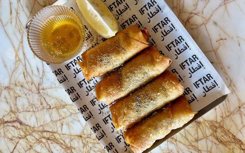 Best Dishes in Sydney - Iftar - Goat Cheese Lady Fingers with Honey