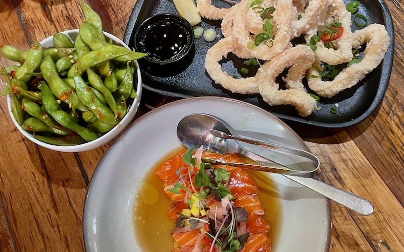Best Casual Seafood Restaurants in Sydney - Salmon and Bear - starters