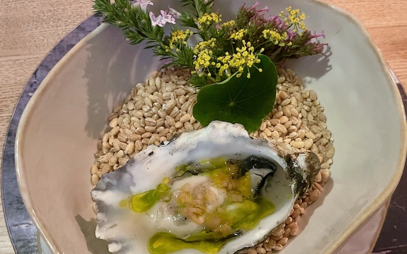 Best Dishes From Around The World 2025 East coast oyster w/ with 10year old Glengoyne whisky dressing - delish!