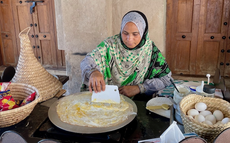 Best Dishes From Around The World 2025 - Omani Flatbread w/ egg, cheese and crisps (Nizwa, Oman)