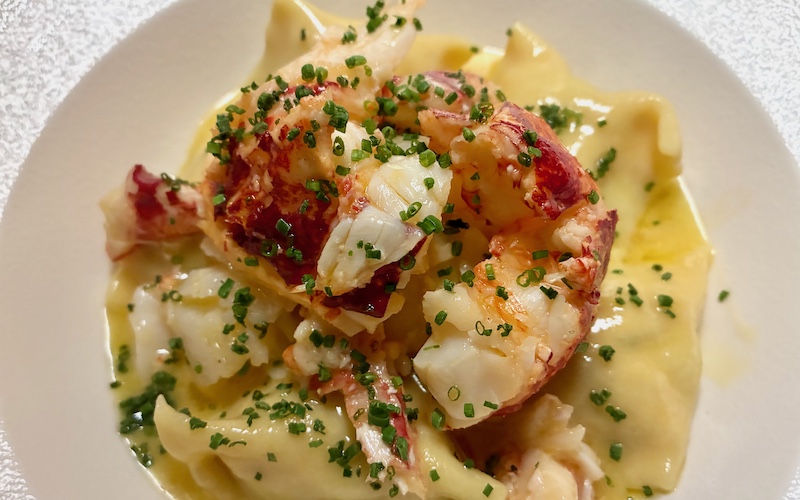 Edinburgh Food Guide - Barry Fish - Smoked Fish Agnolotti w lobster ~ Edinburgh Restaurants