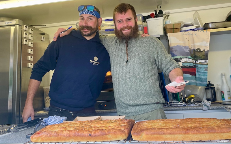 Scotland's Best West Coast Seafood (Argyll West Highlands - Inveraray Seafood Shack - Ivan and Claudio