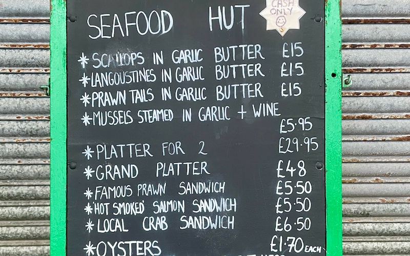 Scotland's Best West Coast Seafood (Argyll West Highlands - Oban Seafood Hut