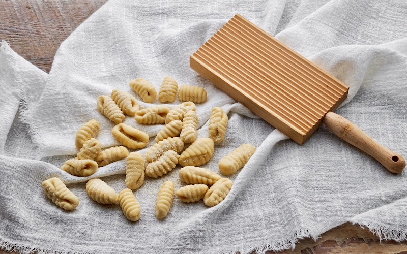 How To Make Cavatelli Pasta - with gnocchi board