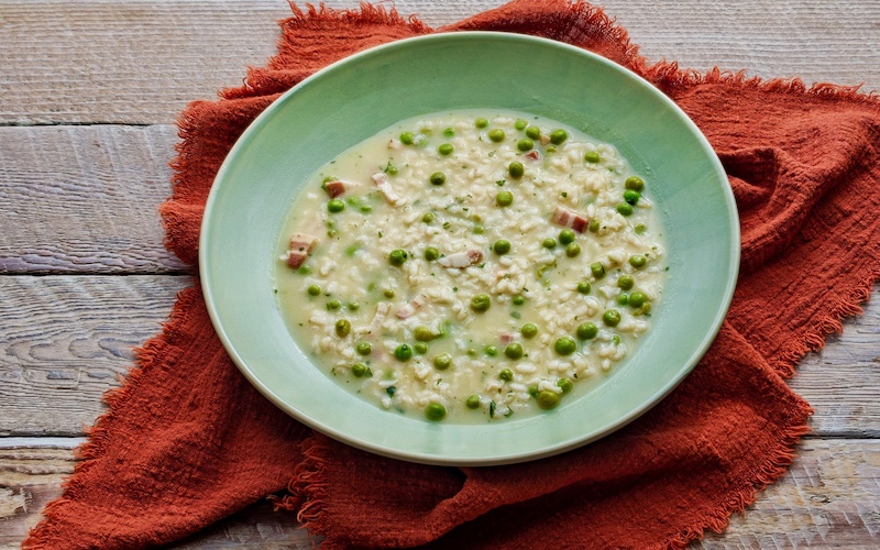 Risi e Bisi (Venetian rice and peas risotto)