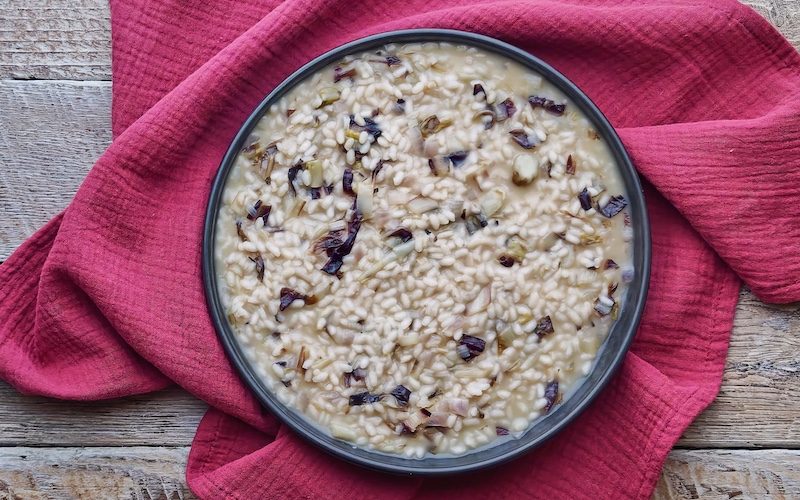 Risotto alla Trevigiana (Radicchio Risotto - risotto alla Trevisana)