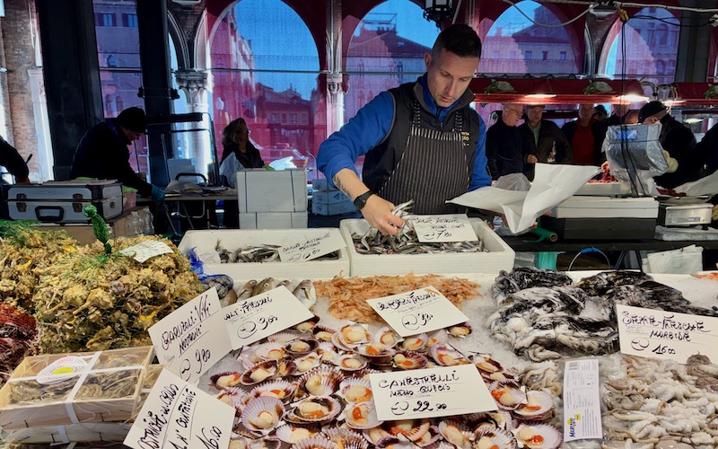 Venice Food Guide - Rialto Market seafood