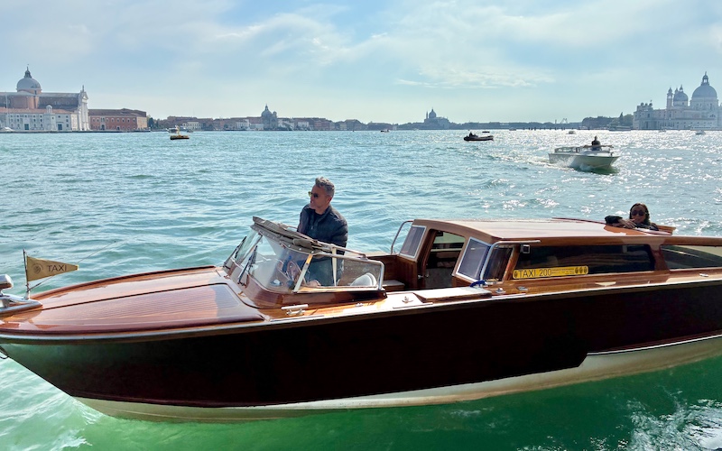 Venice Food Guide - Stefano Furlan Water Taxi