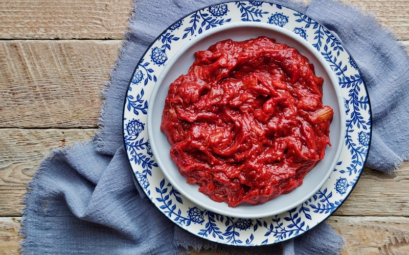 Grandma Mattie’s Swiss Rhubarb Compote